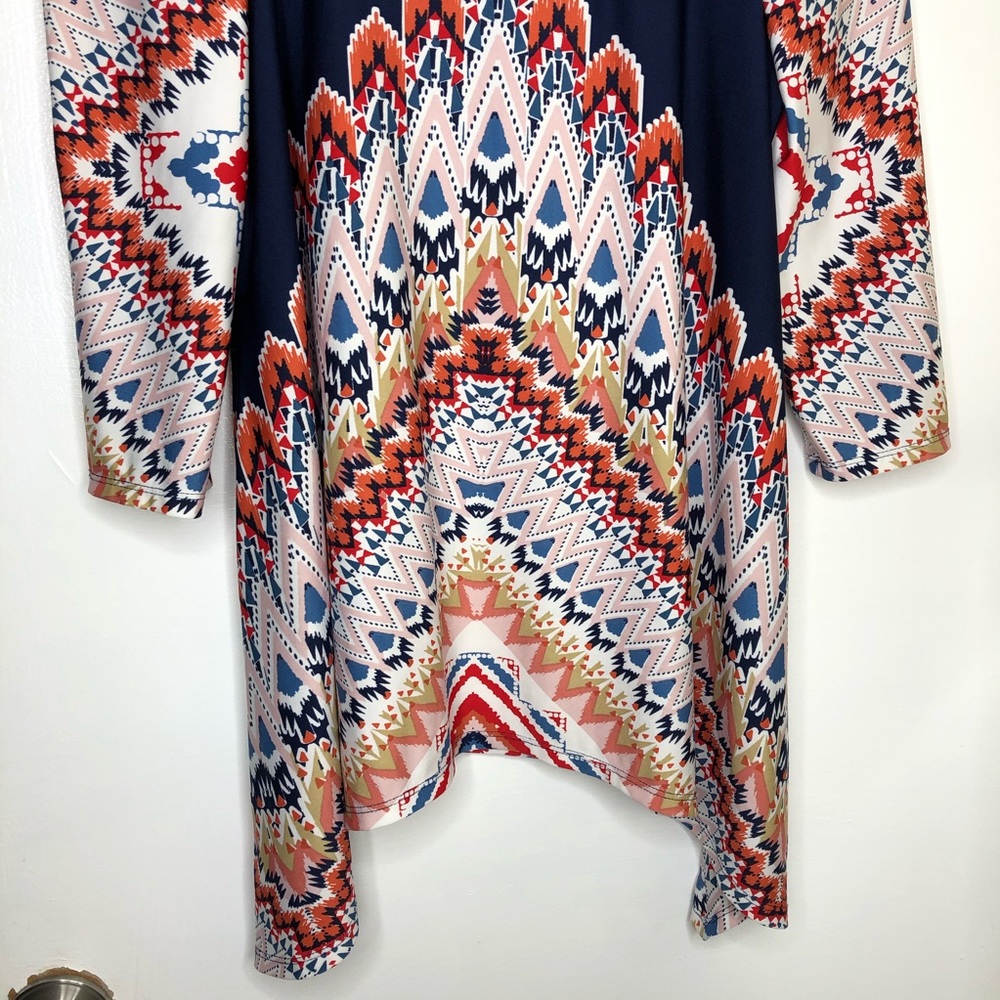 Coco Bianco | Aztec Printed | Blouse - Picture 3 of 7